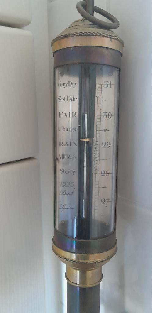 Antieke Scheepsbarometer - Zeer Nette en Werkende Staat, Ophalen, Zo goed als nieuw, Barometer