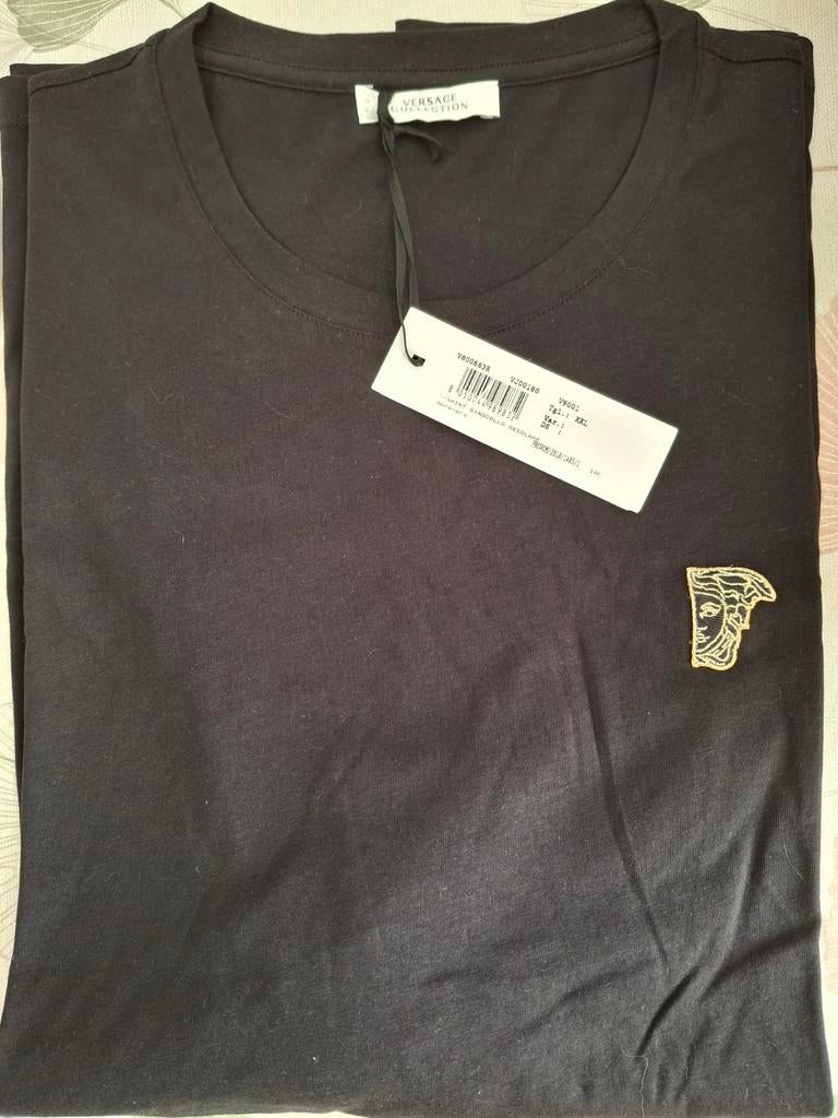 Versace shirt [Half face Medusa], Zwart, Nieuw, Overige maten, Ophalen of Verzenden