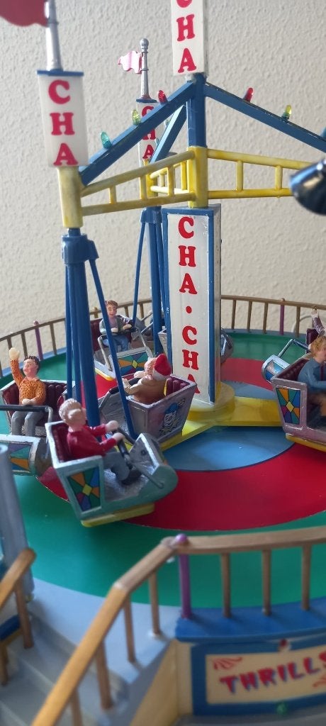 Lemax kermis de Cha - Cha, Ophalen of Verzenden, Gebruikt