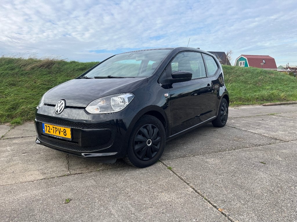 Volkswagen up! 1.0 44KW 2012 Zwart, Auto's, Voorwielaandrijving, Up!, 840 kg, 4 stoelen