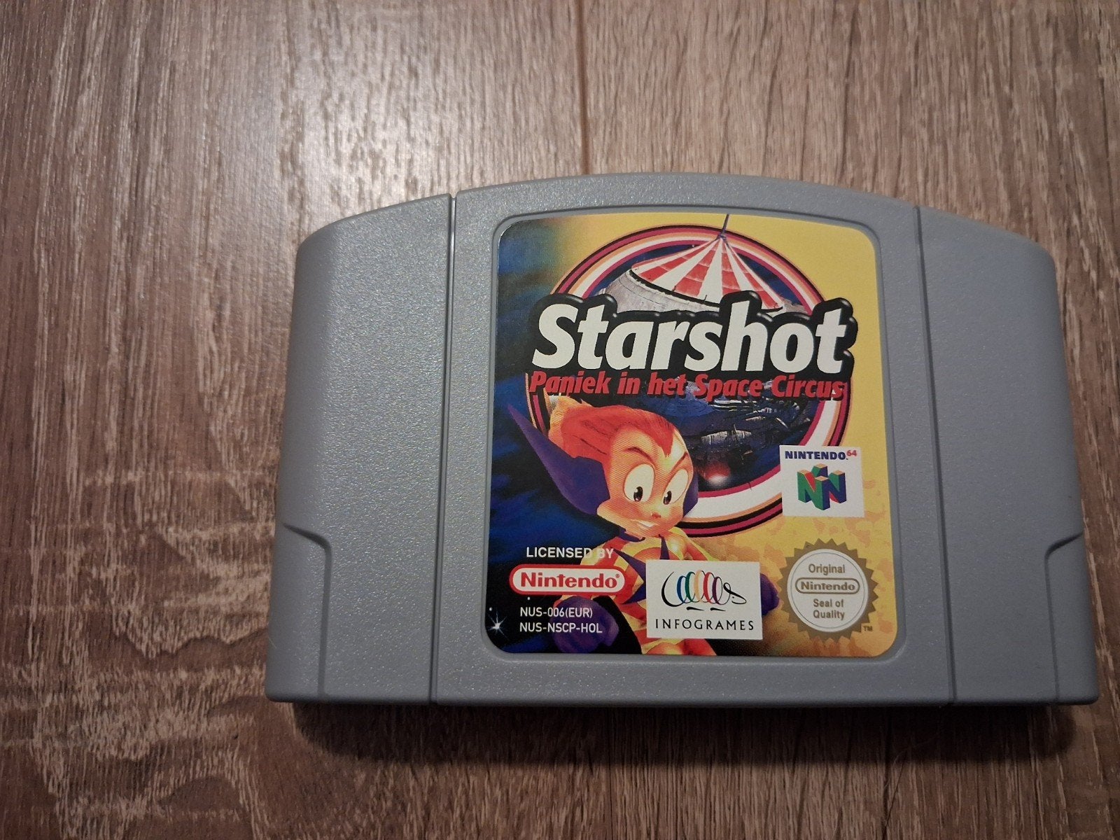 Starshot: Paniek in het Space Circus (Nintendo 64), Spelcomputers en Games, Games | Nintendo 64, Gebruikt, 1 speler, Ophalen of Verzenden
