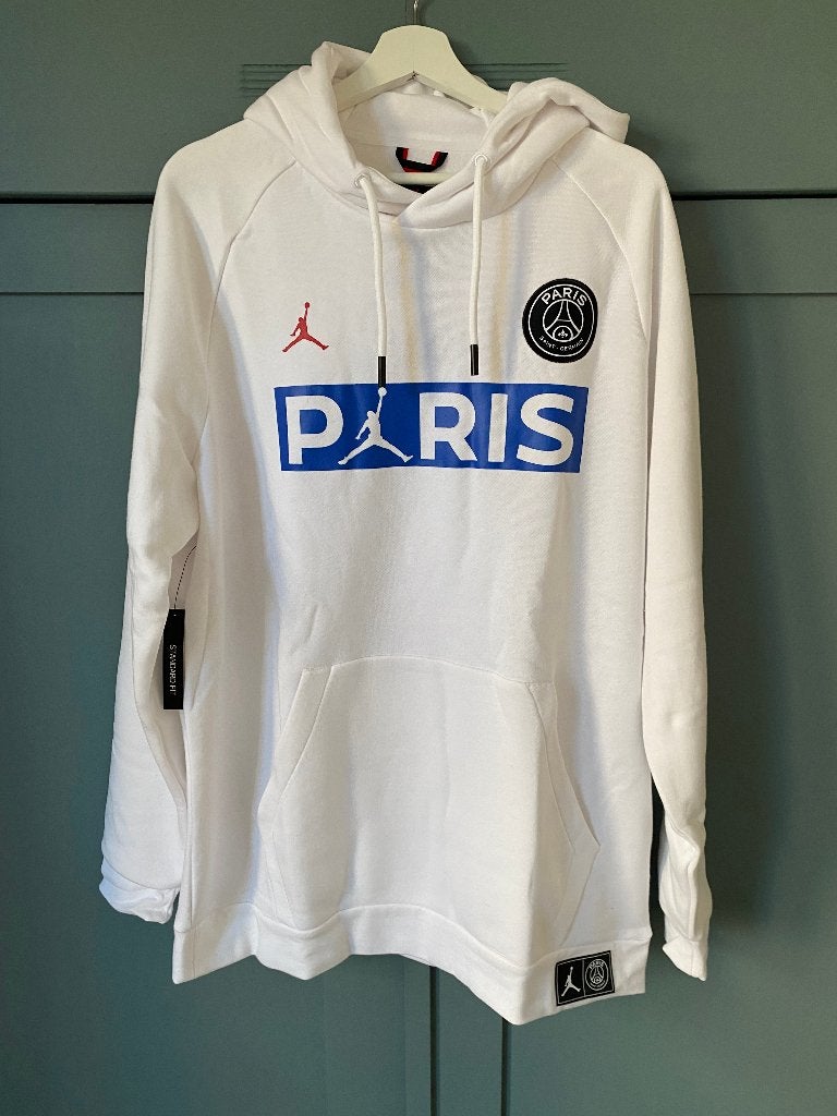 Jordan PSG Jumpman Fleece Hoodie - White (XL), Wit, Air Jordan, Ophalen of Verzenden, Maat 56/58 (XL)