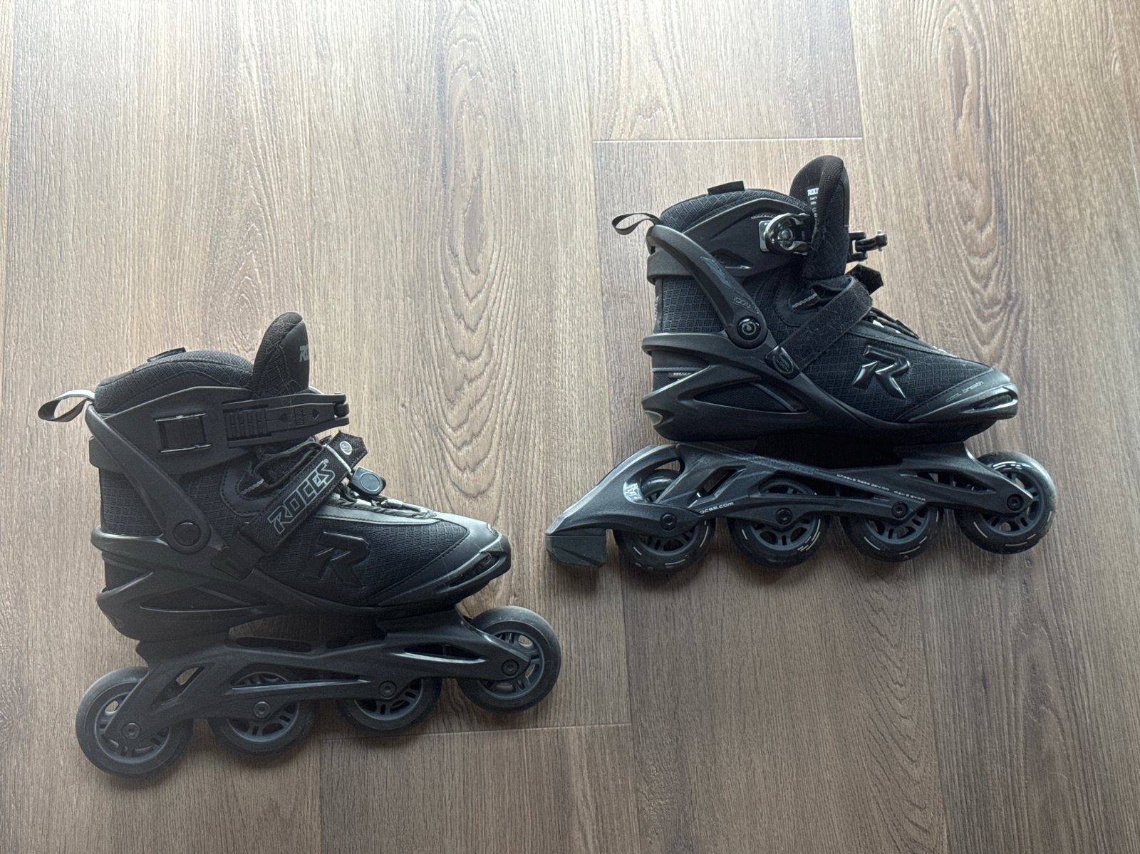 Roces Inline Skates Zwart - Maat 42, Ophalen, Gebruikt, Roces, Inline skates 4 wielen