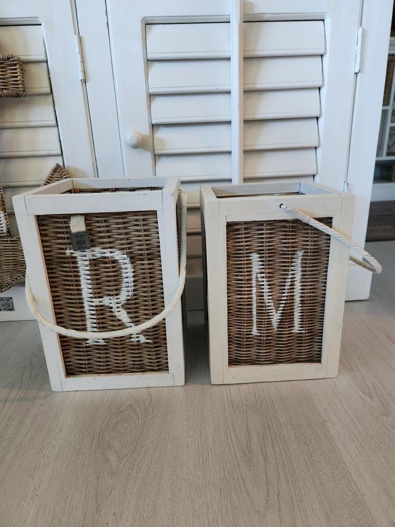 Riviera Maison windlichten lantaarns, Ophalen of Verzenden, Zo goed als nieuw, Overige materialen, 25 tot 50 cm