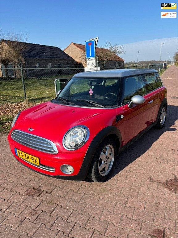 Mini Mini Clubman 1.6 Cooper Pepper NAP NWE APK AIRCO!, Voorwielaandrijving, Stof, Gebruikt, 4 cilinders
