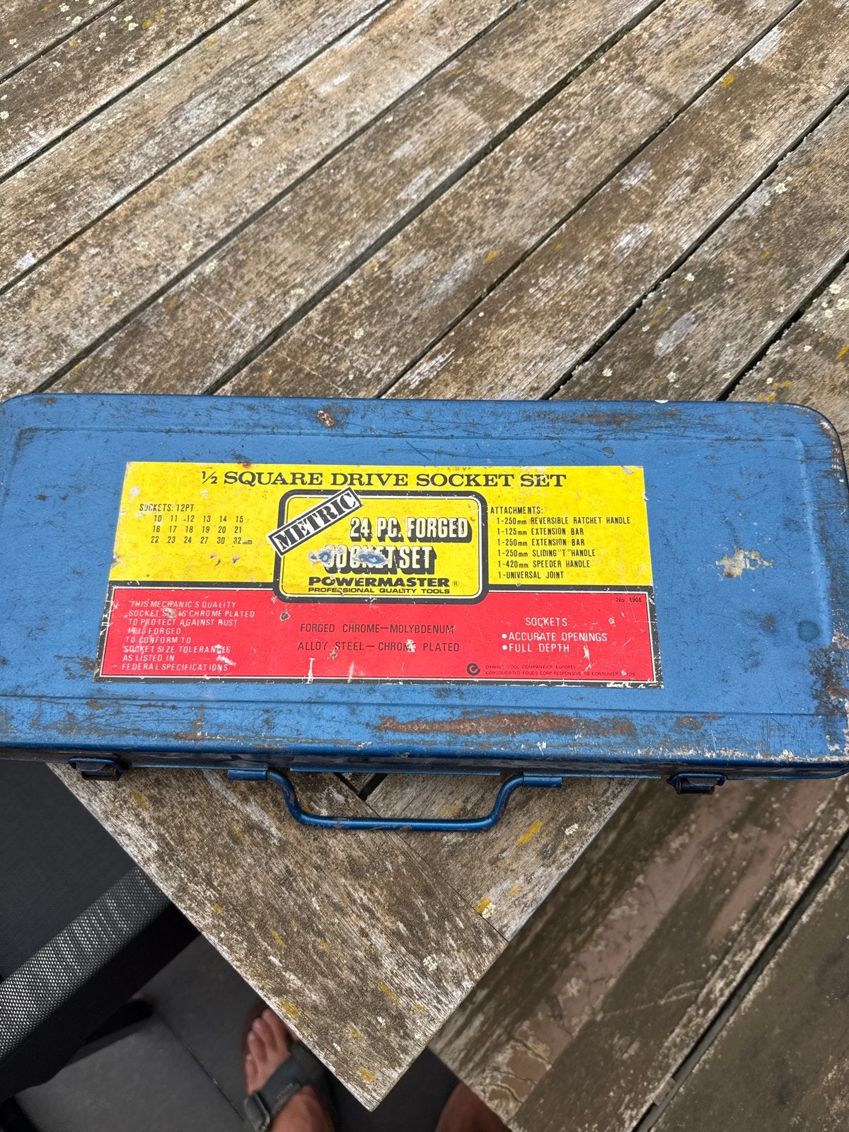 24-delige Powermaster doppenset - Zo goed als nieuw, Ophalen of Verzenden, Zo goed als nieuw, Gereedschapsset, Overige merken