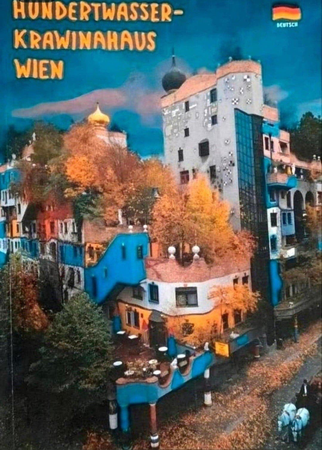 HUNDERTWASSER Krawinahaus Wien., Verzenden, Zo goed als nieuw, Architecten