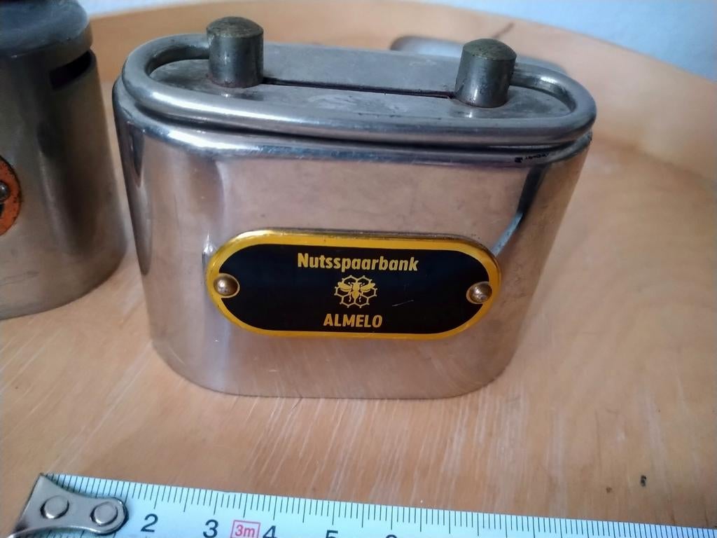 Nutsspaarbank Almelo spaarpot b, Verzamelen, Spaarpotten, Ophalen of Verzenden