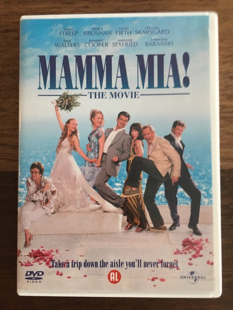 Dvd Mamma Mama Mia The Movie ABBA, Alle leeftijden, Ophalen of Verzenden, Gebruikt, Komedie
