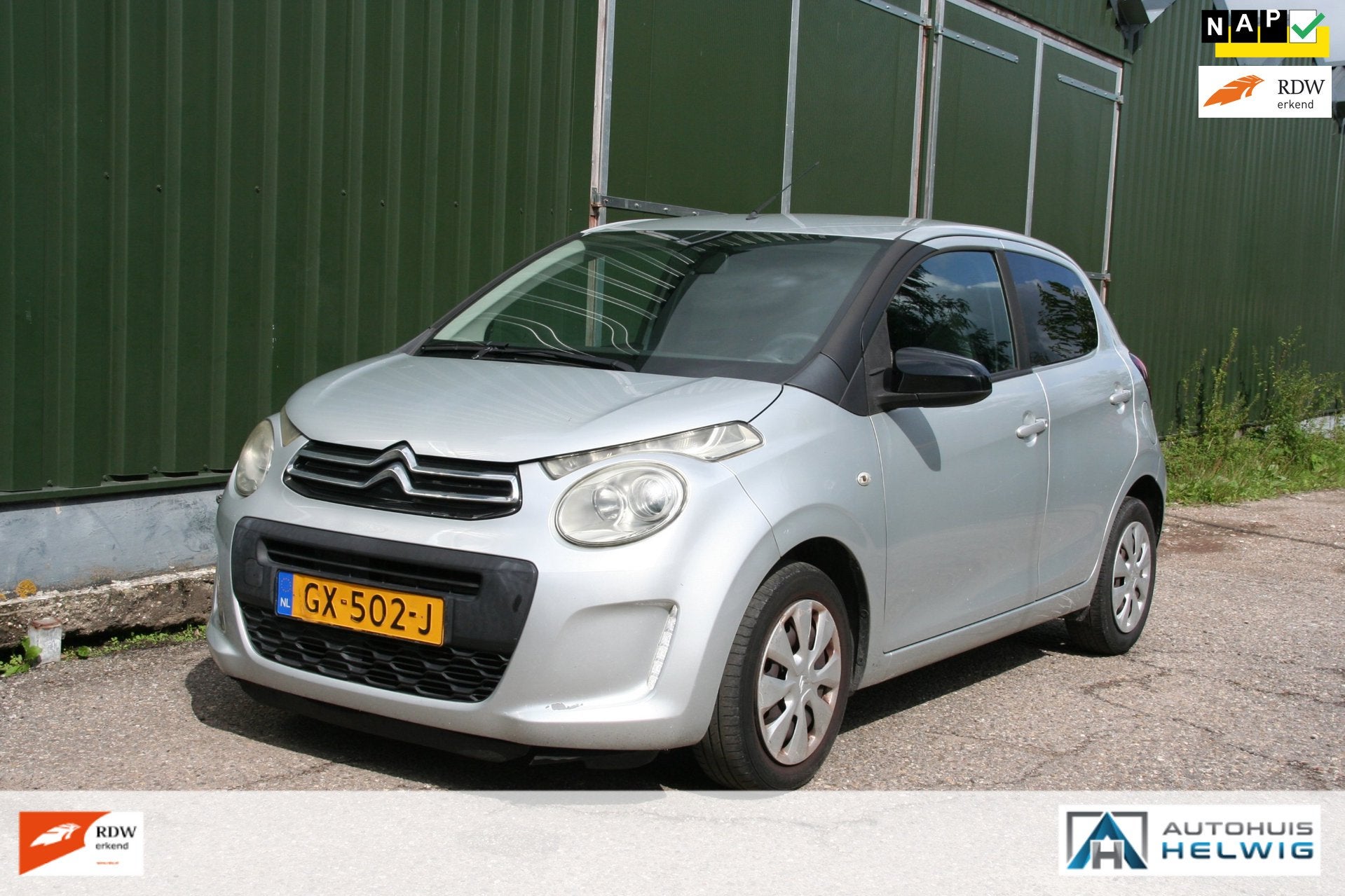 Citroen C1 1.0 e-VTi Style Edition 5 drs, AIRCO, CRUISE CONT, Voorwielaandrijving, Stof, Gebruikt, 4 stoelen