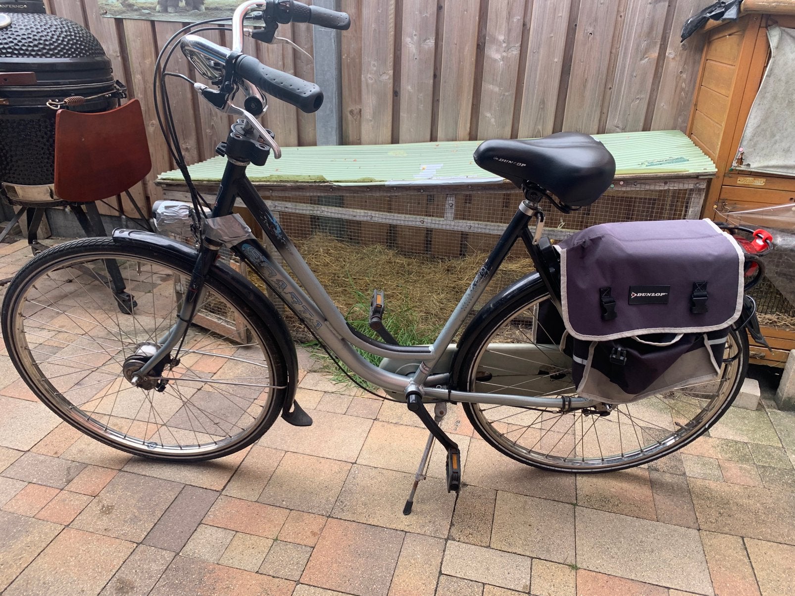 Studenten/ opknap fiets, Fietsen en Brommers, Fietsen | Dames | Damesfietsen, Ophalen, Gebruikt, Trommelrem