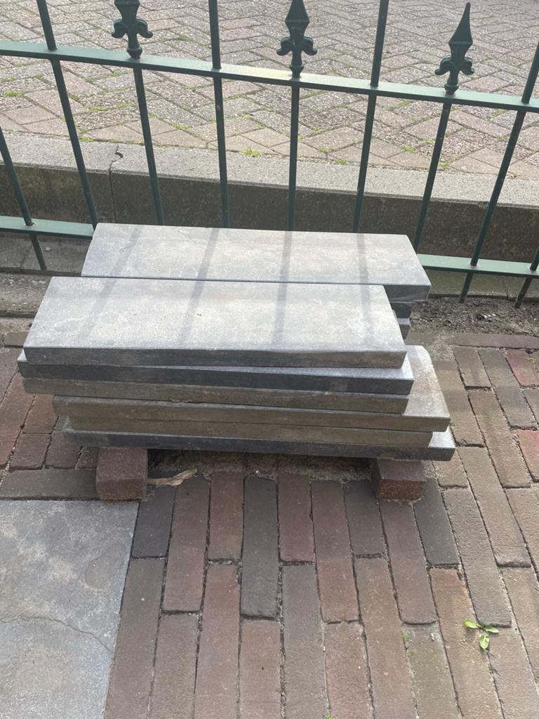 Elegante grijze gazon/opsluitbanden, Ophalen, Gebruikt, Minder dan 5 m², Beton