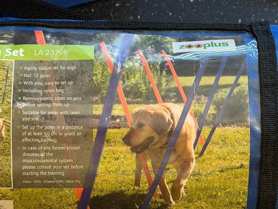 Agility set hoepel en slalom, Ophalen, Zo goed als nieuw