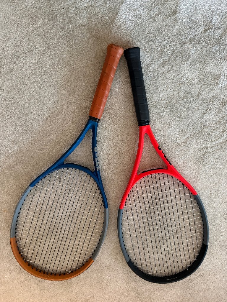 2x Wilson Clash racket, Sport en Fitness, Ophalen, Gebruikt, Wilson, Racket