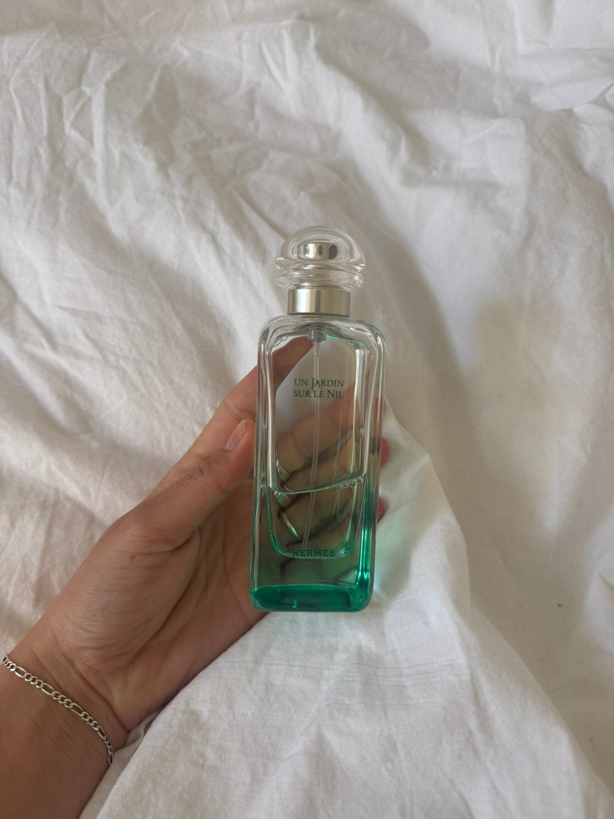 Jardin Sur le Nil - Hermes - Parfum - 50 ml, Ophalen of Verzenden, Zo goed als nieuw, Miniatuur