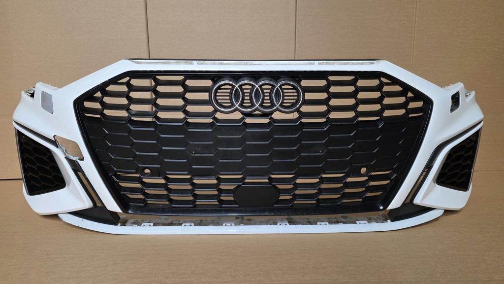 Voorbumper Audi A3 8Y S-Line KLS 4xPDC ORGINEEL BUMPER, Gebruikt, -, Voor, Ophalen of Verzenden