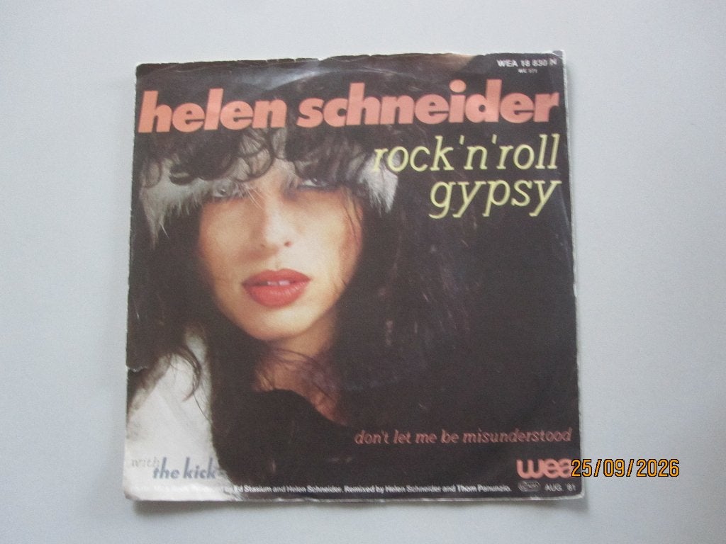HELEN SCHNEIDER -  rock 'n ' roll gypsy - vinyl 7', Gebruikt, 7 inch, Ophalen of Verzenden, Rock en Metal