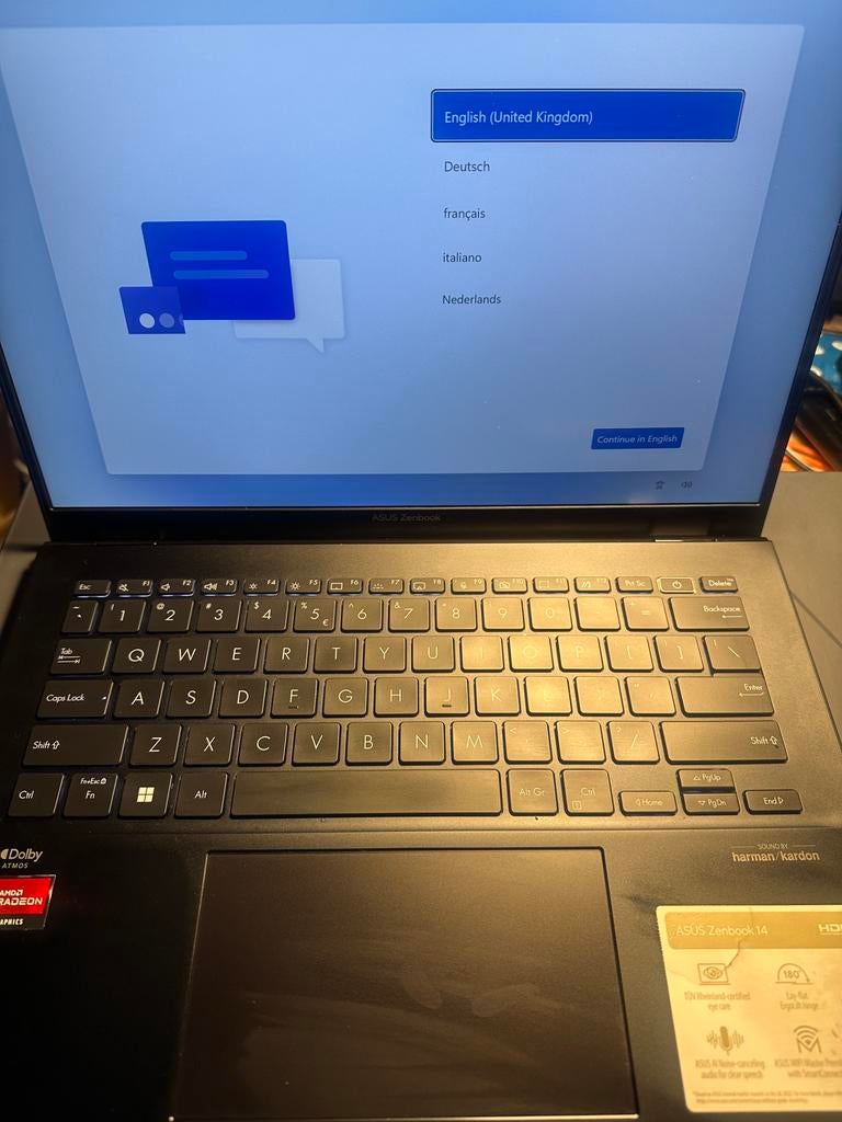 Asus Zenbook 14 AMD-R7 16GB-RAM 512GB-SSD, 2 tot 3 Ghz, 14 inch, Ophalen of Verzenden, Zo goed als nieuw