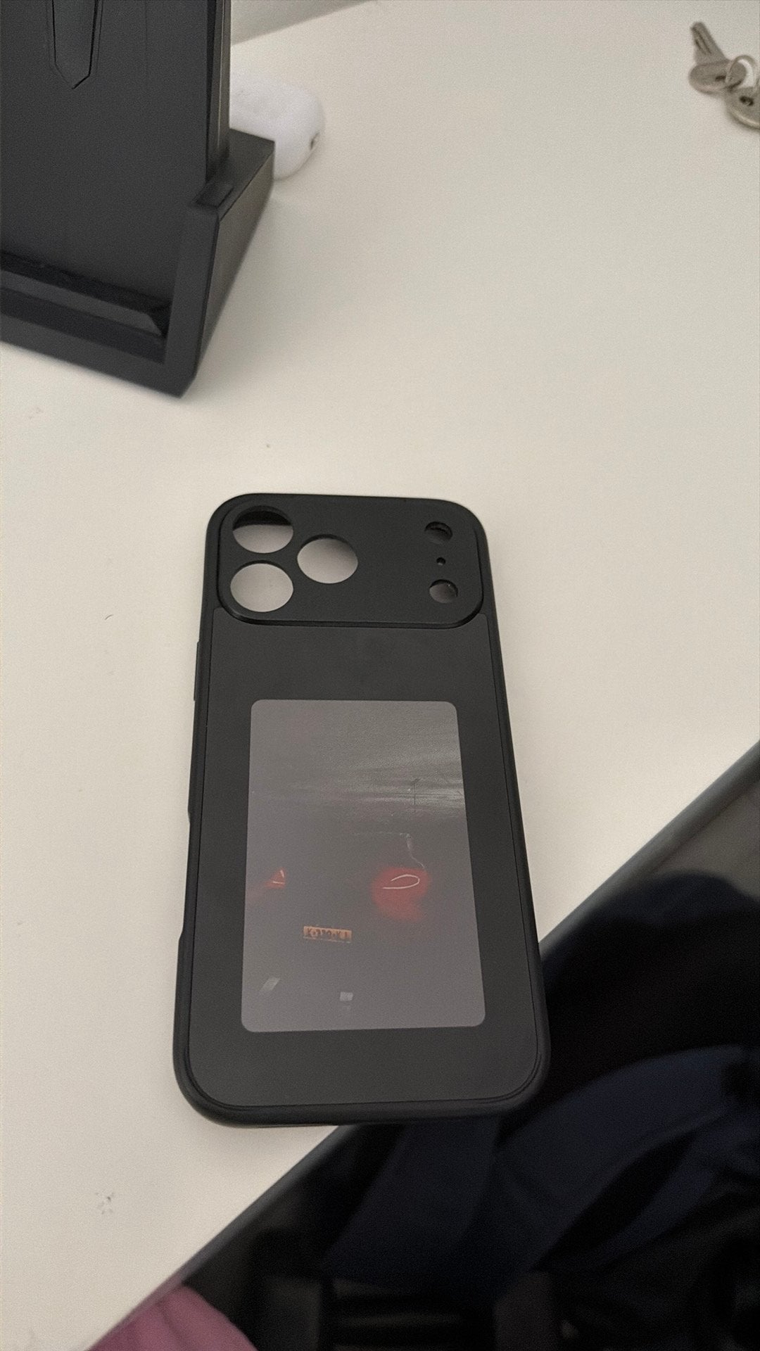 Zwart iPhone 17Pro Max hoesje met nfc tag, Ophalen, Zwart, MagSafe, Hoesje of Tasje