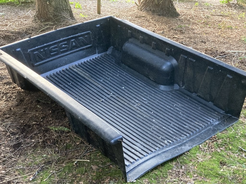 Nissan Navara inlegbak (bedliner of laadbakliner), Ophalen, Gebruikt