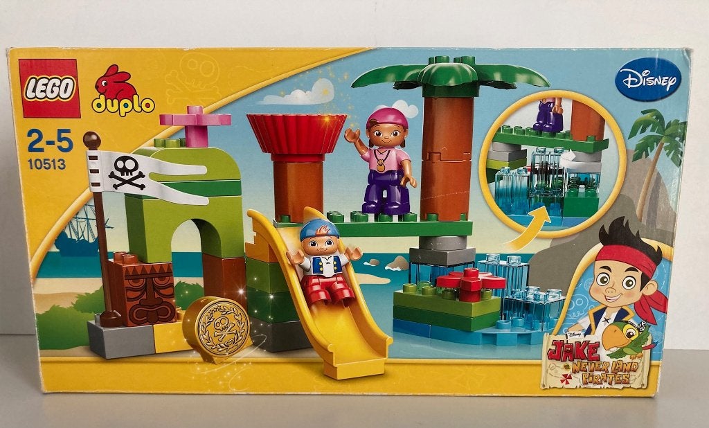 Lego Duplo Jake en de Nooitgedacht Piraten, set 10513, Inclusief instructies, Ophalen of Verzenden, Zo goed als nieuw, Duplo