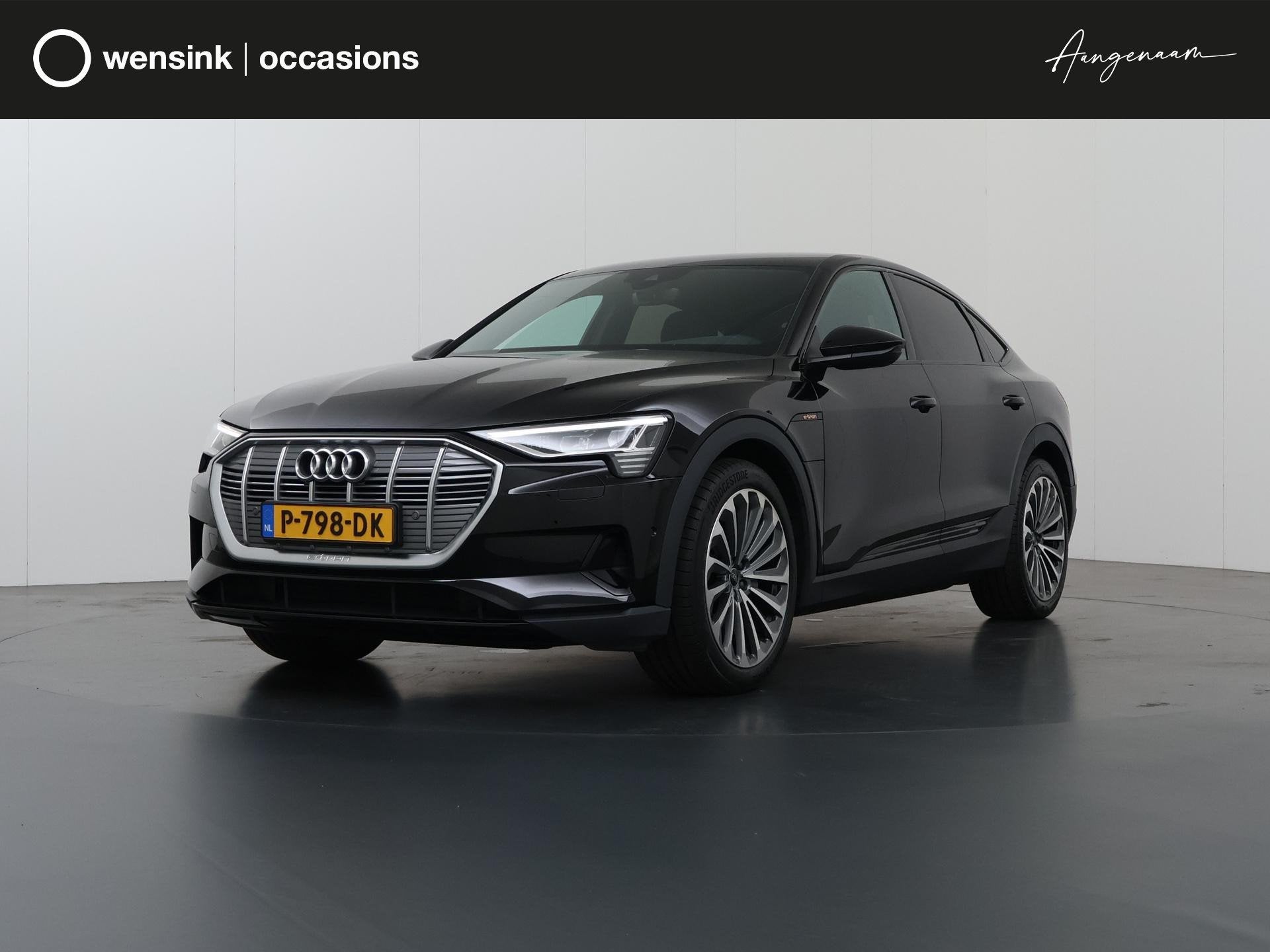Audi e-tron Sportback 50 quattro Advanced edition Plus 71 kW, Auto's, Automaat, 71 kWh, Zwart, Vierwielaandrijving