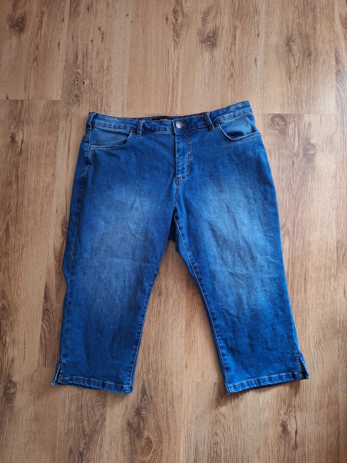 Zizzi Capri Jeans Maat 46, Zizzi, Blauw, Maat 46/48 (XL) of groter, Ophalen of Verzenden