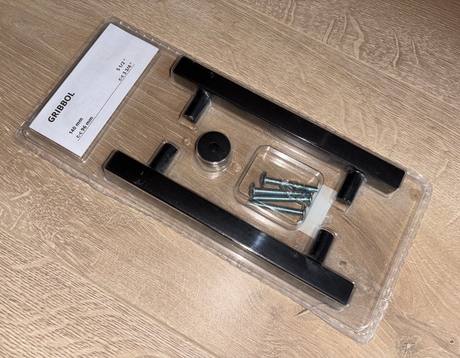 Set Greepjes ‘Gribbol’ van IKEA, Doe-het-zelf en Verbouw, Hang- en Sluitwerk, Ophalen of Verzenden, Nieuw, Overige typen