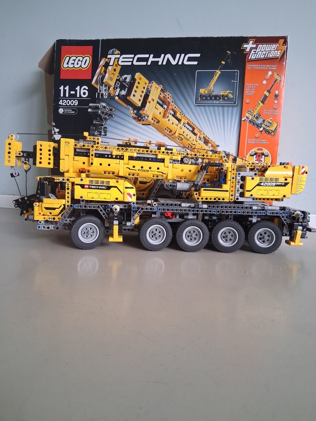 Lego Technic 42009 Mobiele Kraan, Ophalen of Verzenden, Zo goed als nieuw