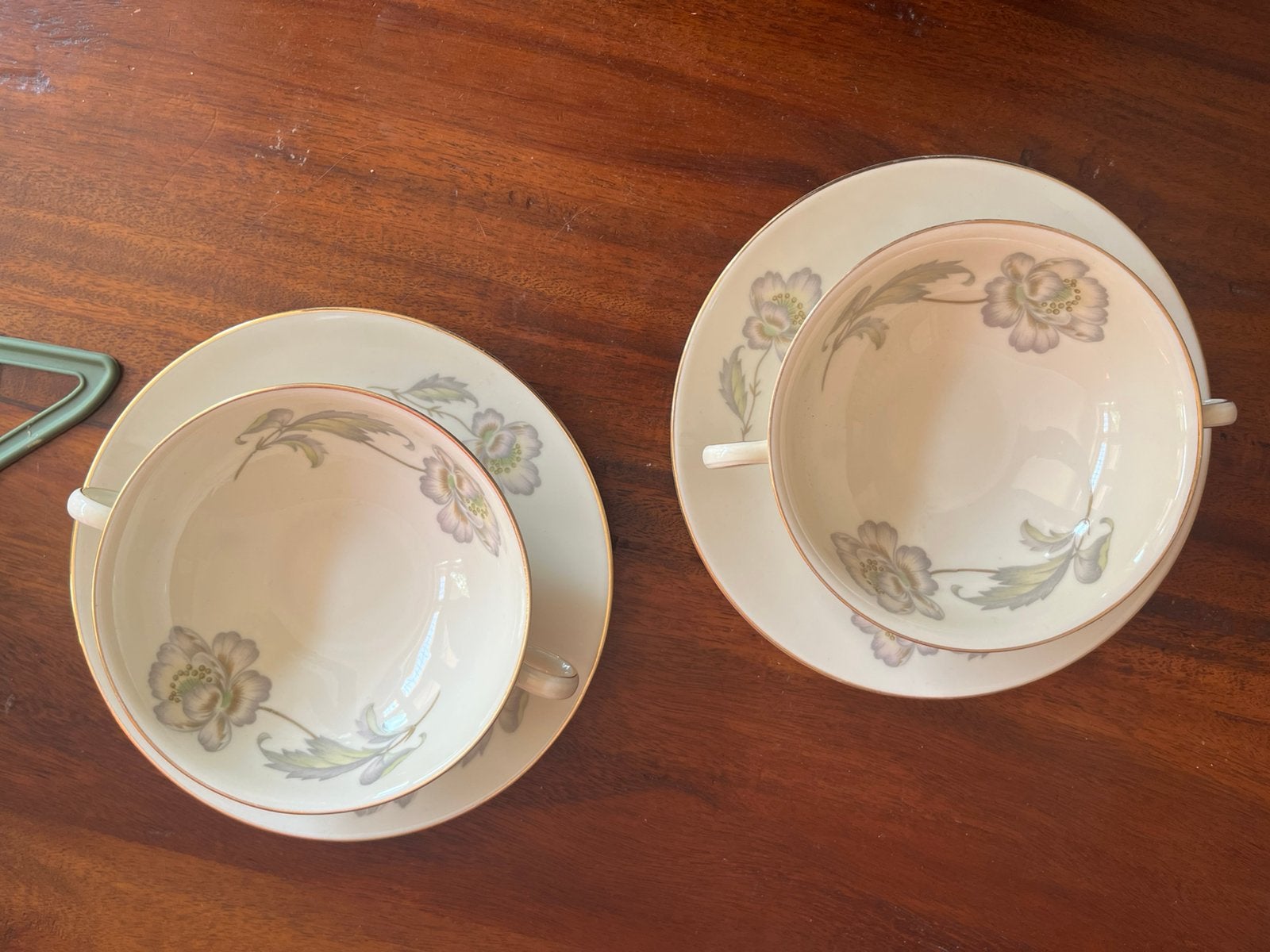 Twee vintage soepkommen, porselein, Antiek en Kunst, Ophalen