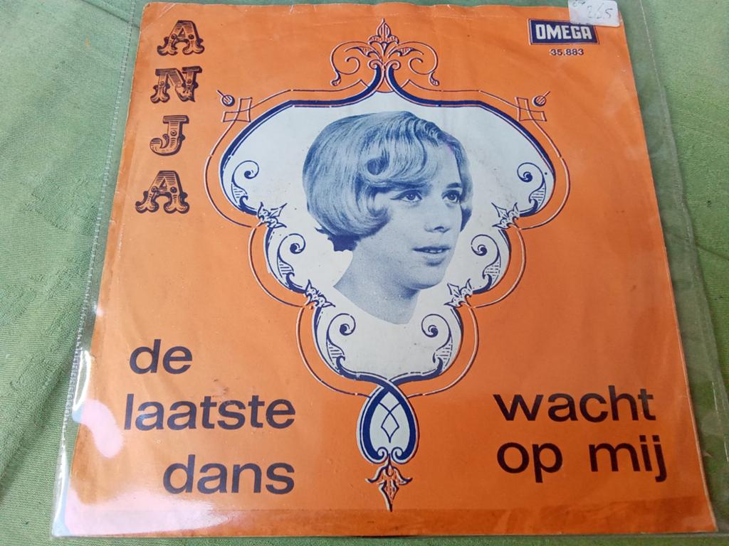 Anja.              De laatste dans, Gebruikt, Verzenden, 7 inch, Single