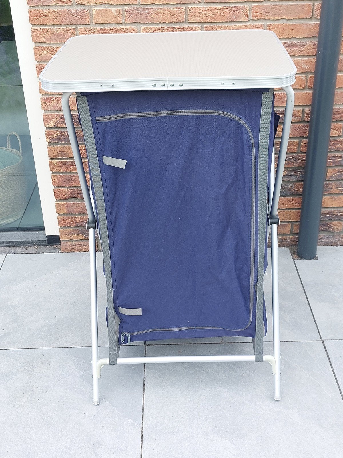 Opvouwbare Campingkast met 3 Planken en Draagtas, Ophalen, Gebruikt