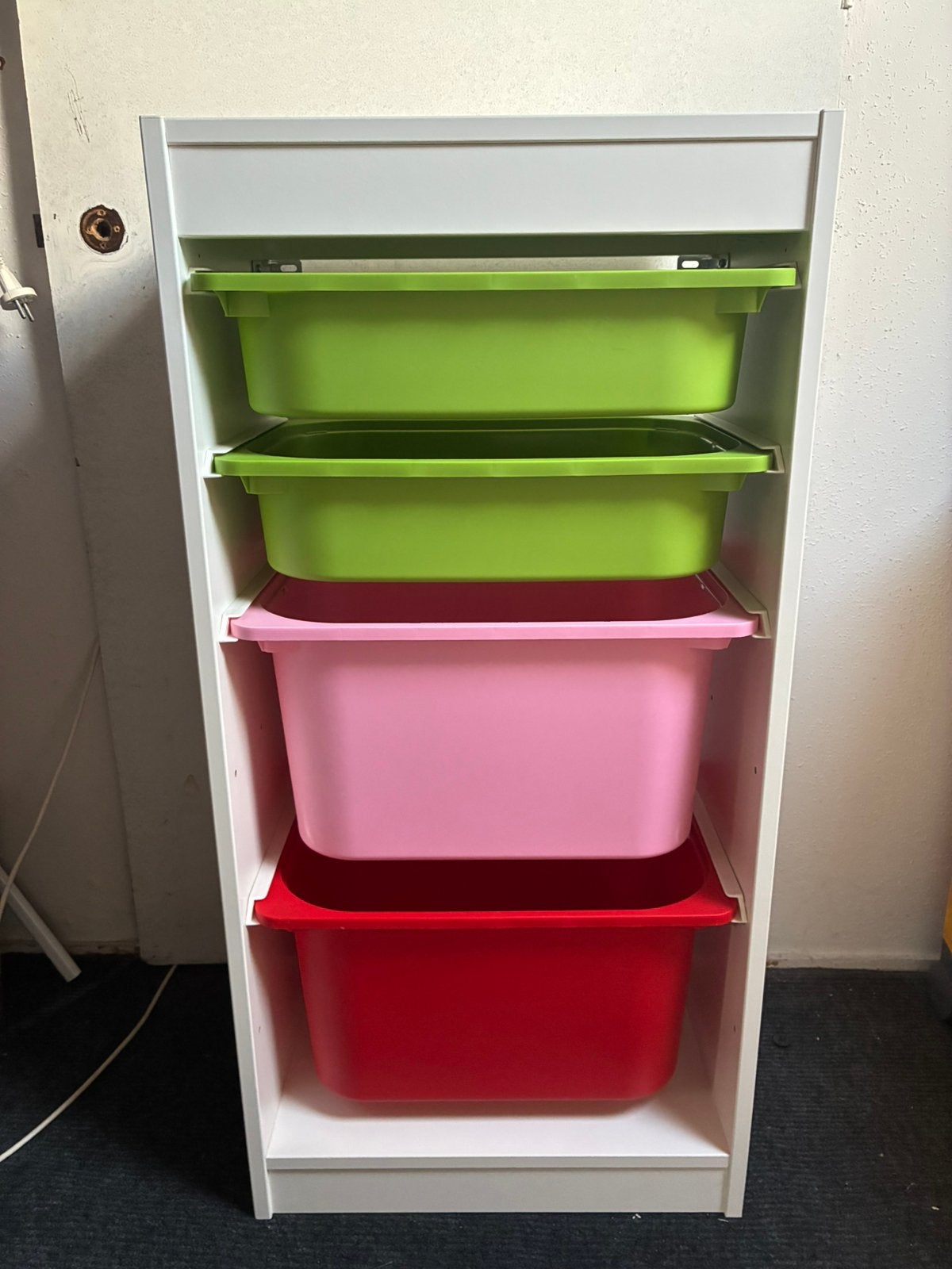 Leuke Ikea Trofast kast met 4 schuiflades, Huis en Inrichting, Ophalen, Gebruikt, 50 tot 100 cm, 3 of 4 laden