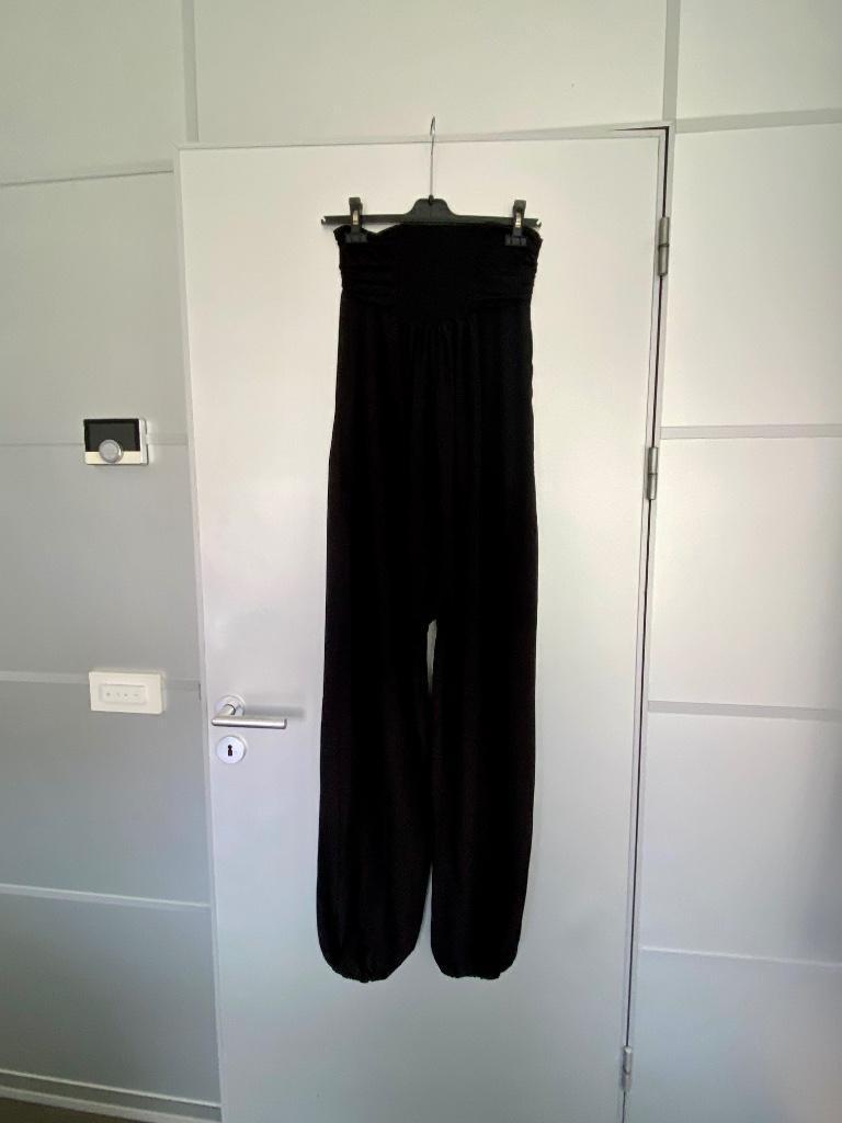 J452 Pepe Jeans maat XS/S=34/36 jumpsuit pak playsuit zwart, Kleding | Dames, Zwart, Ophalen of Verzenden, Zo goed als nieuw, Maat 34 (XS) of kleiner