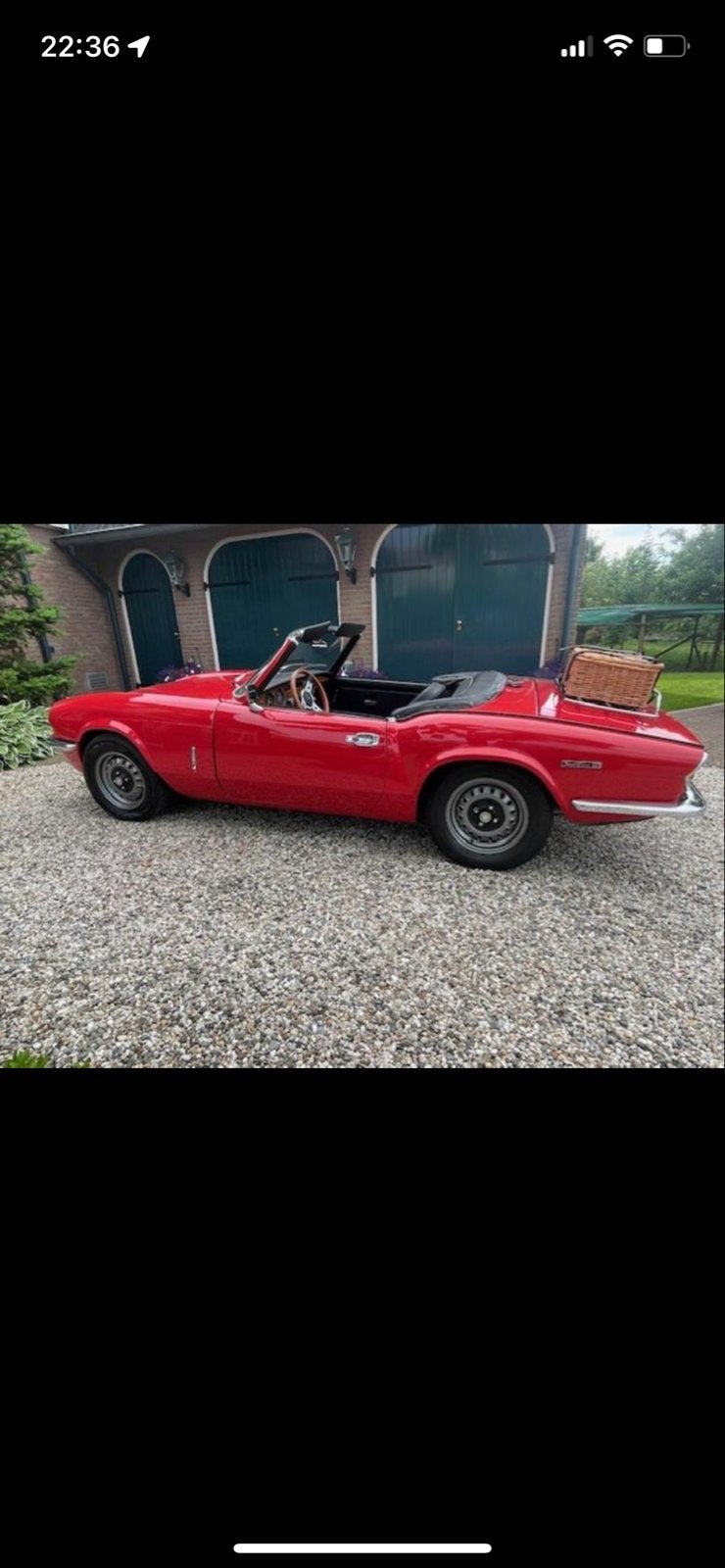 Triumph Spitfire 1.3 MK IV 1972, Auto's, Triumph, 1296 cc, 63 pk, Cabriolet, Origineel Nederlands