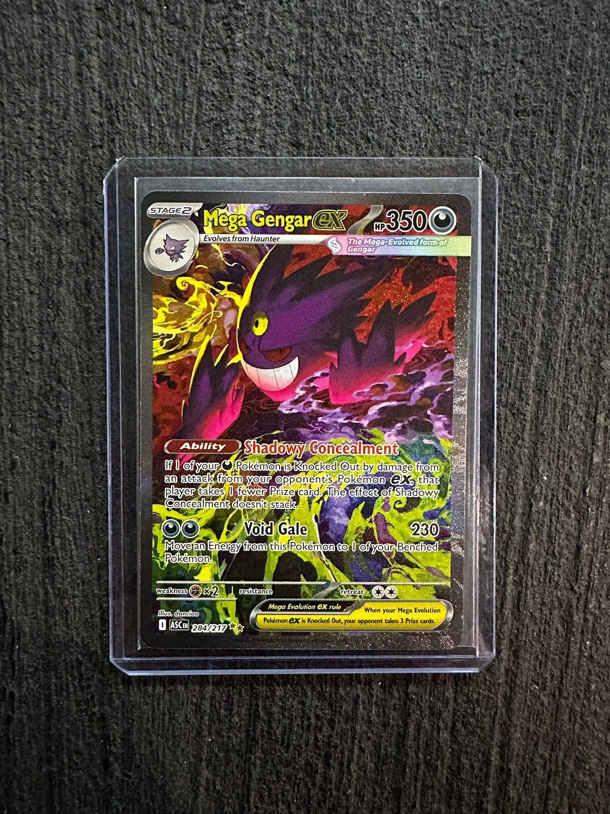 Mega Gengar EX Ascended Heroes SIR, Ophalen of Verzenden, Nieuw, Losse kaart, Foil