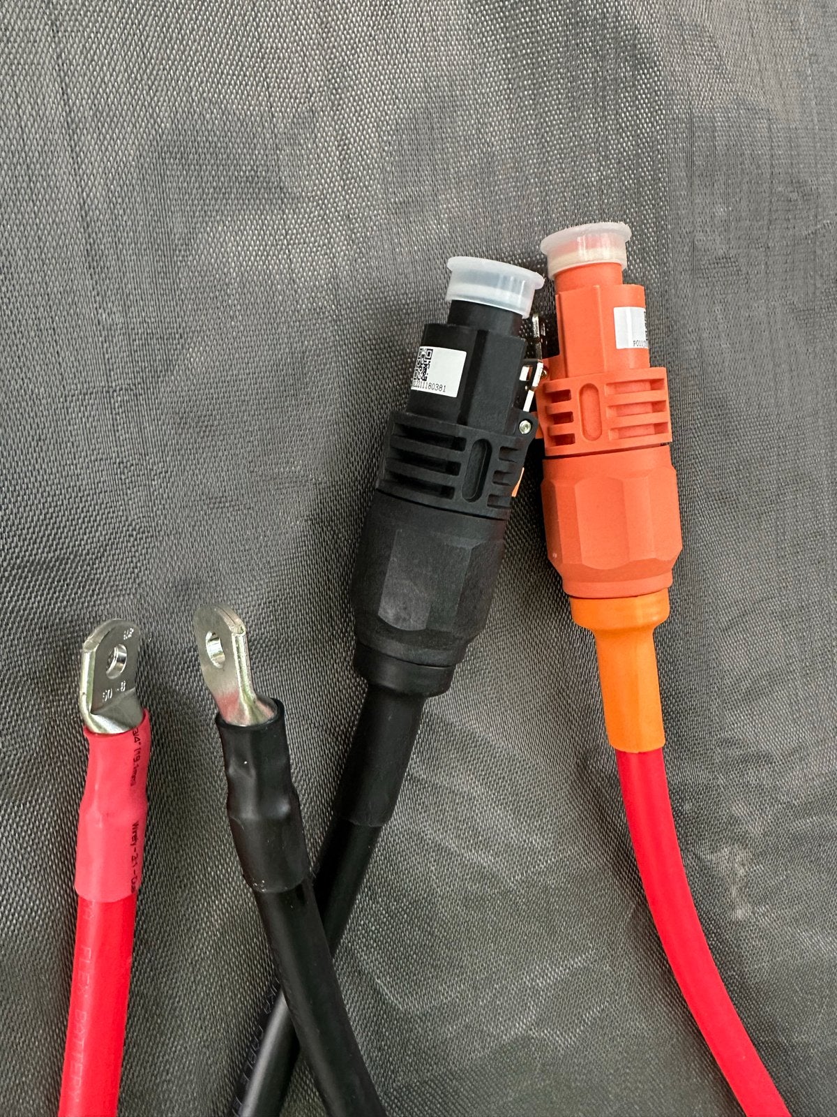BYD Thuisbatterij Accukabel M08 50mm2 1,5m dubbel geïsoleerd, Ophalen of Verzenden, Nieuw, Kabel of Snoer