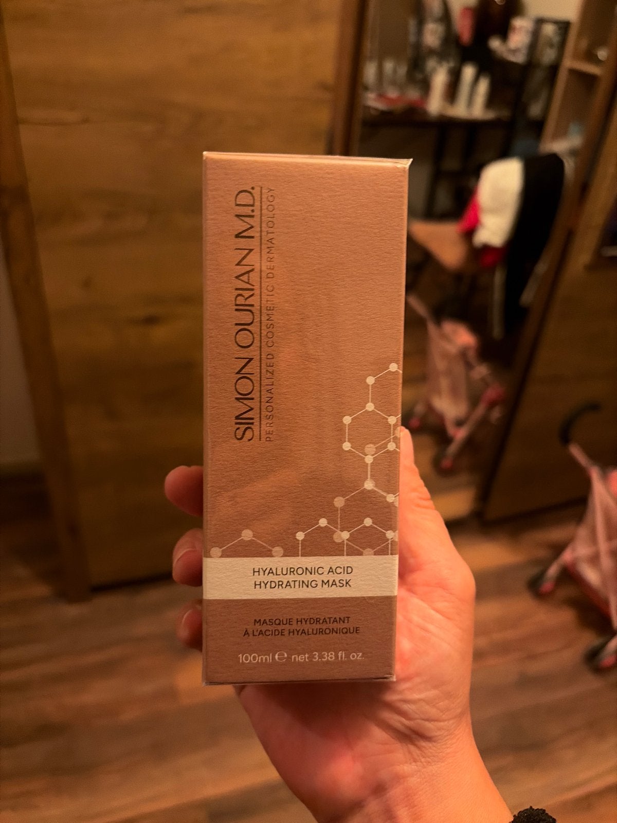 Simon Ourian M.D. Hyaluronic Acid Hydrating Mask 100ml, Ophalen of Verzenden, Nieuw, Gehele gezicht, Verzorging