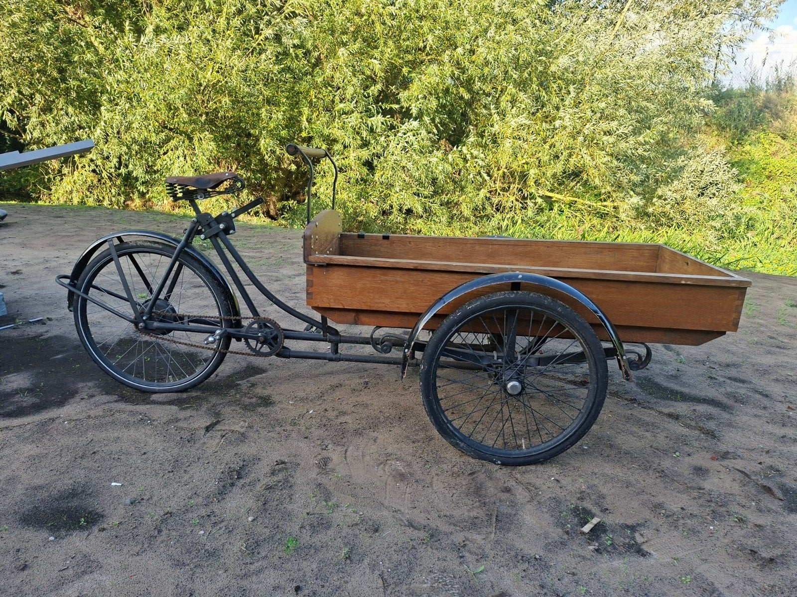 Ouderwetse Bakfiets - Uniek en Functioneel, Fietsen en Brommers, Fietsen | Bakfietsen, Overige merken, Gebruikt, Goederen, Ophalen of Verzenden