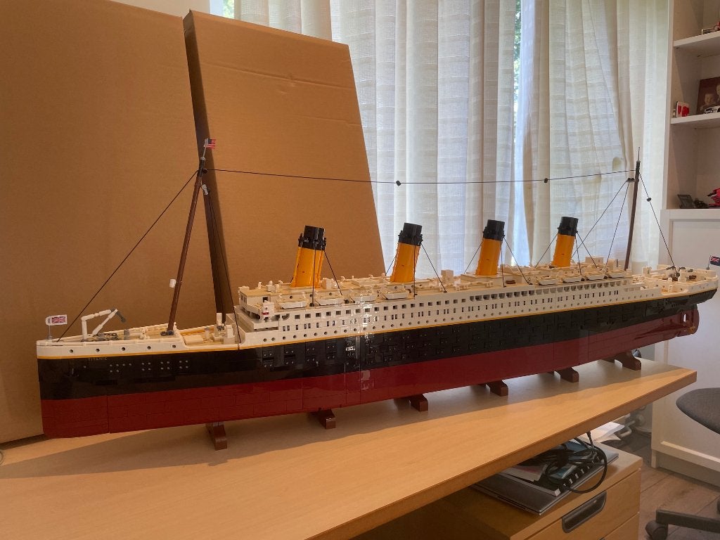 Lego 10294 Titanic, Kinderen en Baby's, Speelgoed | Duplo en Lego, Ophalen, Lego, Zo goed als nieuw, Icons