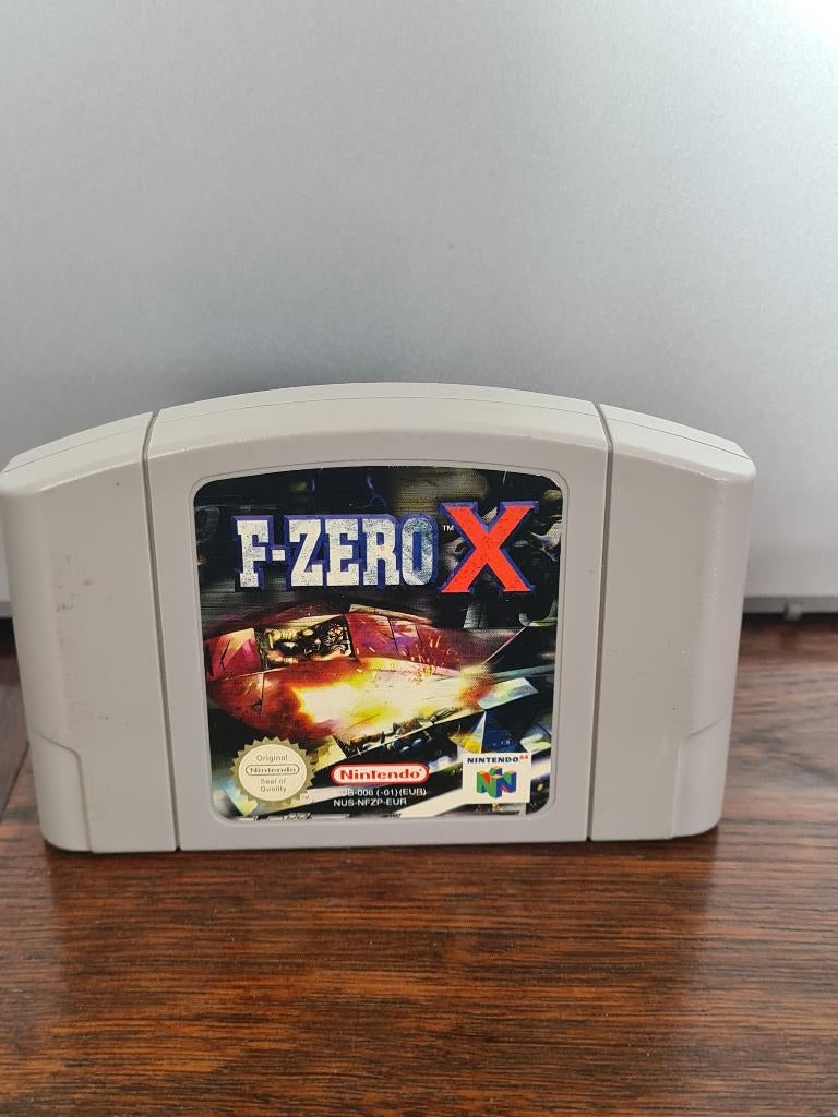 F-Zero X N64, Spelcomputers en Games, Games | Nintendo 64, 1 speler, Racen en Vliegen, Ophalen of Verzenden, Zo goed als nieuw