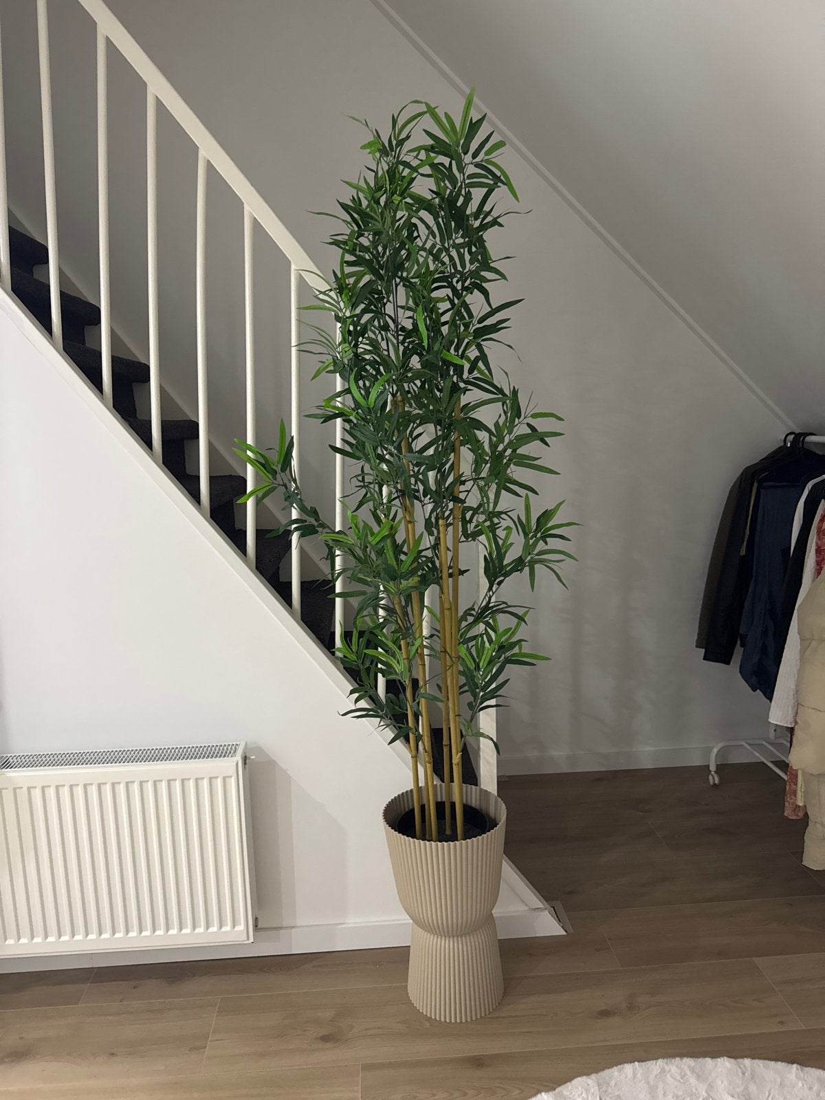 Grote kunstbamboe plant excl. pot, Ophalen, Binnen, Groen, Kunstplant