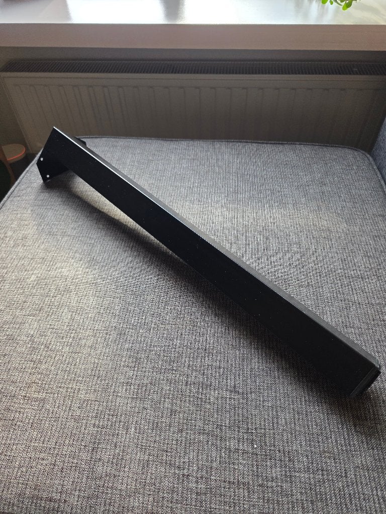 Zwarte metalen meubelpoot - Duraline - 5x5x72cm (4 stuks), Tafelpoot, Minder dan 50 cm, Gebruikt, 50 tot 100 cm