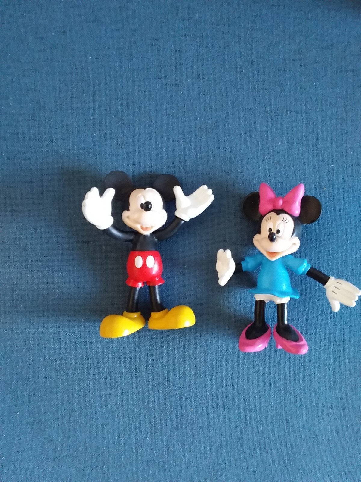 Mickey en Minnie Mouse, Ophalen of Verzenden, Mickey Mouse, Zo goed als nieuw, Beeldje of Figuurtje