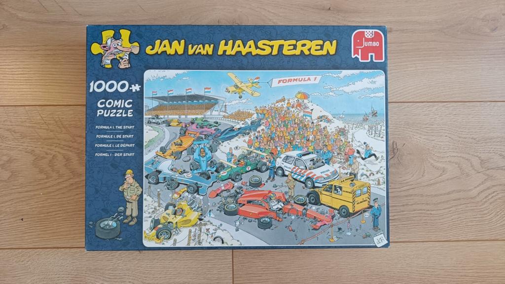 Jan van Haasteren 1000 stukjes - Formule 1 De Start, Ophalen, 500 t/m 1500 stukjes, Zo goed als nieuw, Legpuzzel