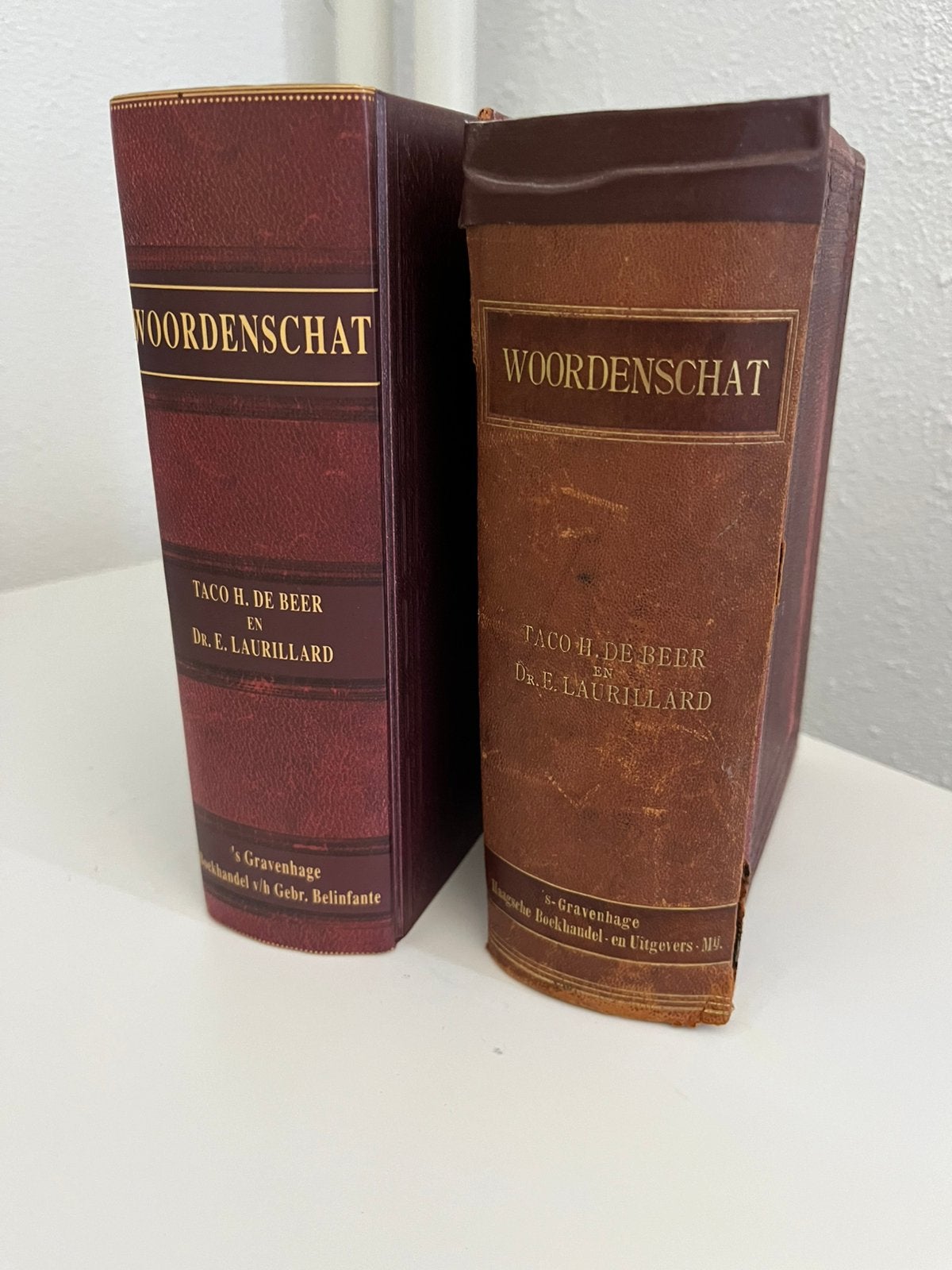 Antiek NL woordenboek 1899 + facsimile, Ophalen of Verzenden