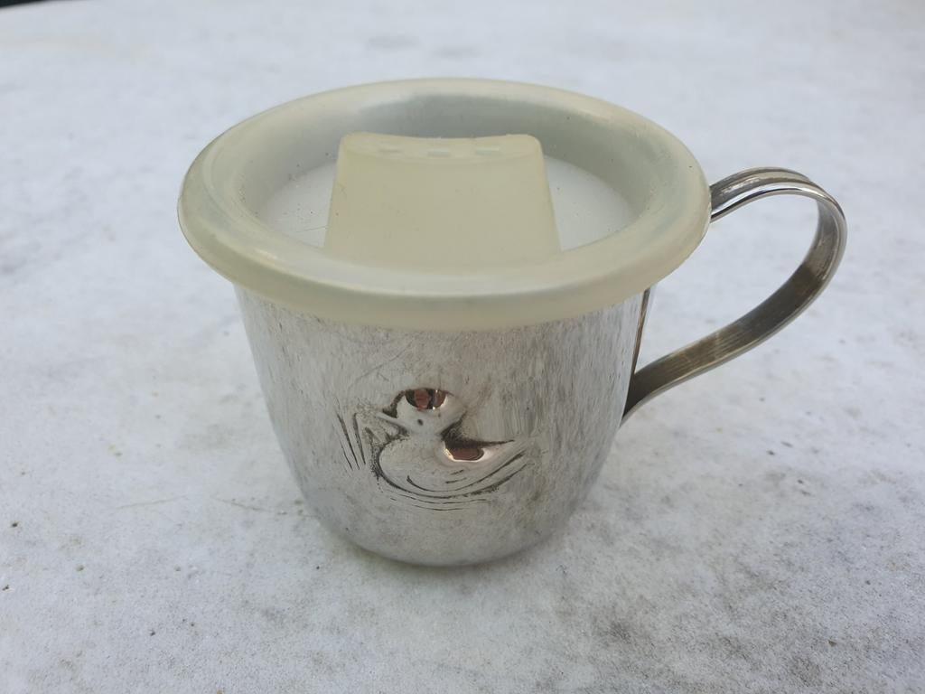 Vintage: Tuitbeker baby, eendje, Antiek en Kunst, Ophalen of Verzenden