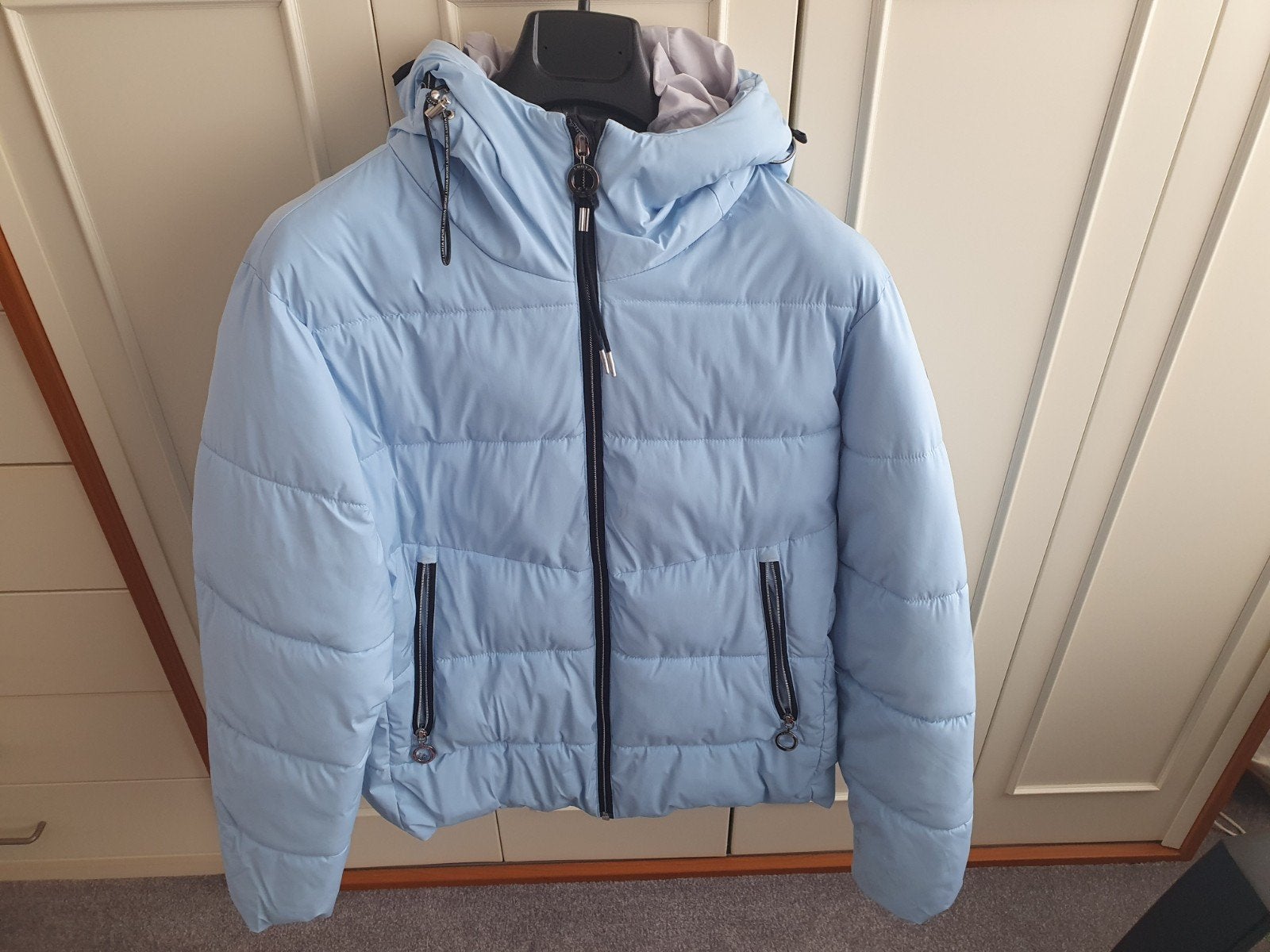 Luhta Sport lichtblauwe winterjas maat 40, Blauw, Zo goed als nieuw, Luhta Sport, Ophalen