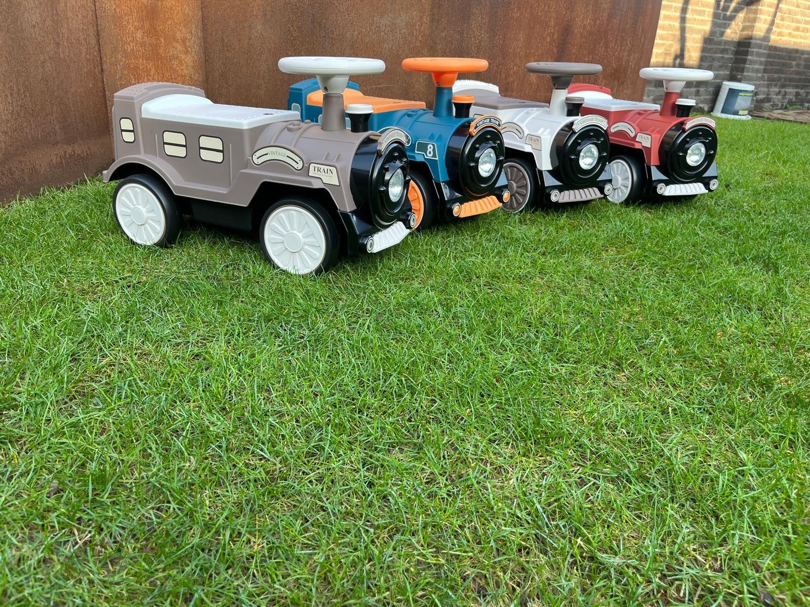 Looptrein loopauto retro auto kinderauto, Ophalen of Verzenden, Zo goed als nieuw, Overige merken