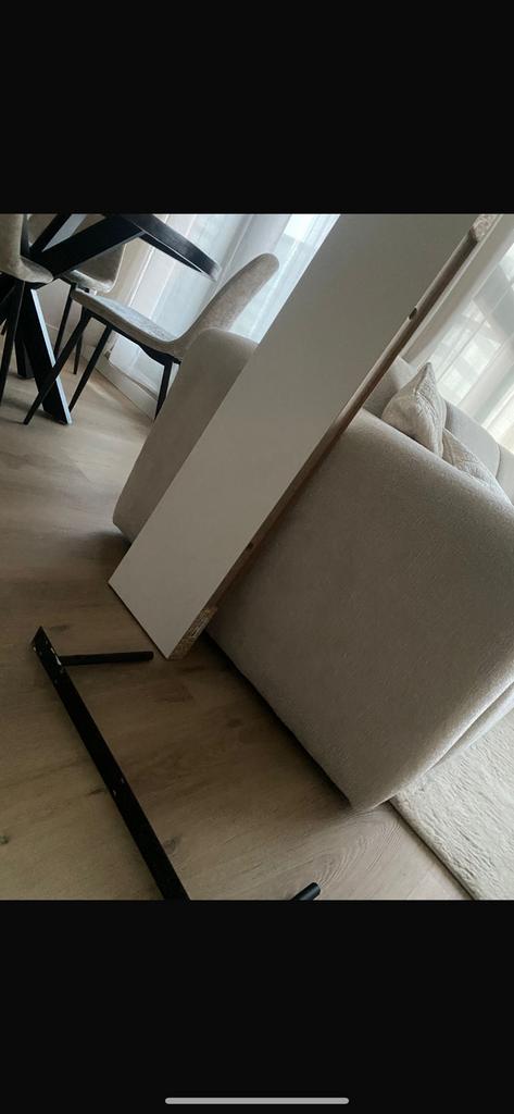 White IKEA decorative shelf for wall mounting., Ophalen of Verzenden, Gebruikt
